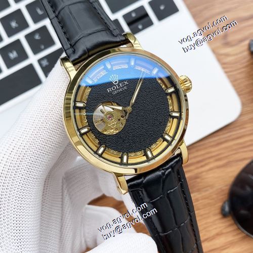 ポップ ロレックススーパーコピー 2021秋冬 5色可選 ロレックス ROLEX カレンダー機能付き 男性用腕時計 ミネラルガラス ステンレス 自動巻き ムーブメント