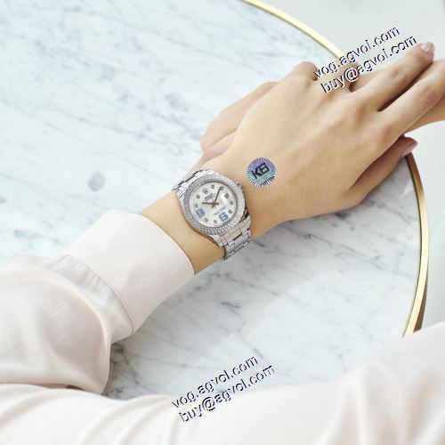 輸入機械式（自動巻き）ムーブメント 女性用腕時計 2021秋冬 ロレックス ROLEX セール中 サファイヤクリスタル風防 ステンレス ロレックススーパーコピー 激安