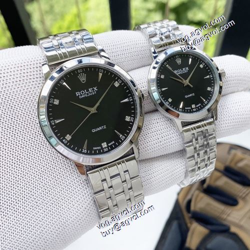 摩擦に強い鉱物質鏡面 ロレックスブランド コピー 2021秋冬 ロレックス ROLEX 恋人腕時計 6色可選 上級全自動フライホイール機械 ステンレス 煌びやかな仕上がり