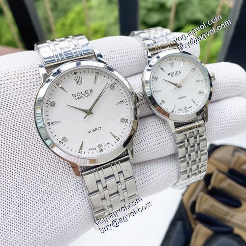 摩擦に強い鉱物質鏡面 ロレックスブランド コピー 2021秋冬 ロレックス ROLEX 恋人腕時計 6色可選 上級全自動フライホイール機械 ステンレス 煌びやかな仕上がり