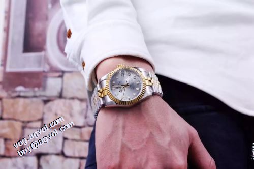 2色可選 ロレックススーパーコピー 激安 綺麗に決まるフォルム！2021秋冬 ロレックス ROLEX ステンレス 自動巻き カレンダー機能付き