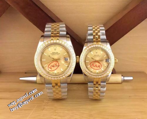 2021秋冬 ロレックス ROLEX 先行販売 多色選択可 ロレックススーパーコピー 恋人腕時計 ステンレス 日付表示