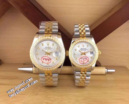2021秋冬 ロレックス ROLEX 先行販売 多色選択可 ロレックススーパーコピー 恋人腕時計 ステンレス 日付表示