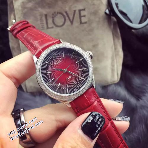 多色選択可 ロレックスブランド コピー 2021秋冬 ロレックス ROLEX セール中 レザー ベルト ミディアムフェイス セール中