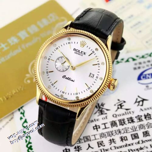 腕時計 多色選択可 2021秋冬 ロレックス ROLEX レザー ベルト ロレックスコピーブランド 海外セレブ愛用 カレンダー機能付き