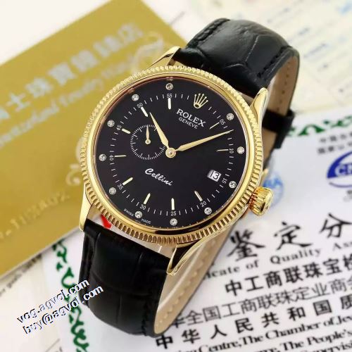 腕時計 多色選択可 2021秋冬 ロレックス ROLEX レザー ベルト ロレックスコピーブランド 海外セレブ愛用 カレンダー機能付き