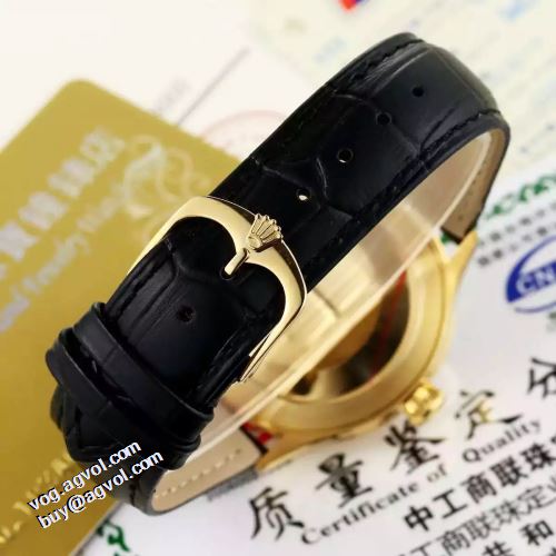 腕時計 多色選択可 2021秋冬 ロレックス ROLEX レザー ベルト ロレックスコピーブランド 海外セレブ愛用 カレンダー機能付き