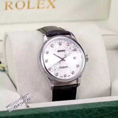 多色選択 腕時計 レザー ベルト 個性的 ロレックススーパーコピー 2021秋冬 ロレックス ROLEX カレンダー機能付き 煌びやかな仕上がり