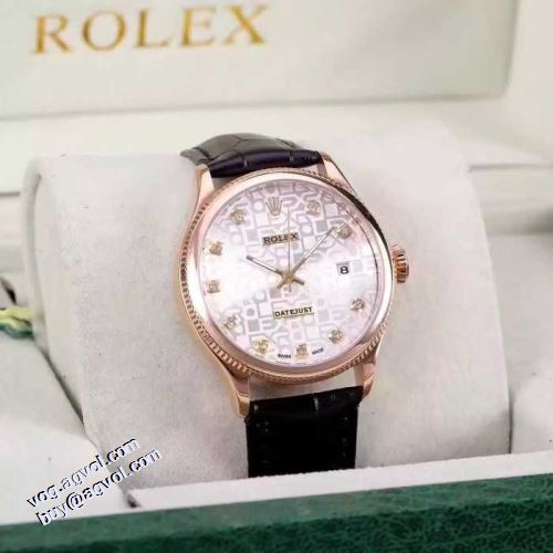 多色選択 腕時計 レザー ベルト 個性的 ロレックススーパーコピー 2021秋冬 ロレックス ROLEX カレンダー機能付き 煌びやかな仕上がり