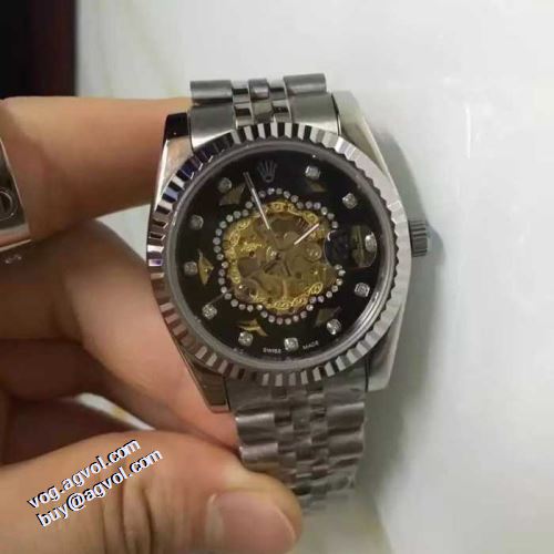 ミネラルガラス ロレックスブランド コピー 多色選択 魅力ファッション 2021秋冬 ロレックス ROLEX 腕時計 透かし彫りムーブメント