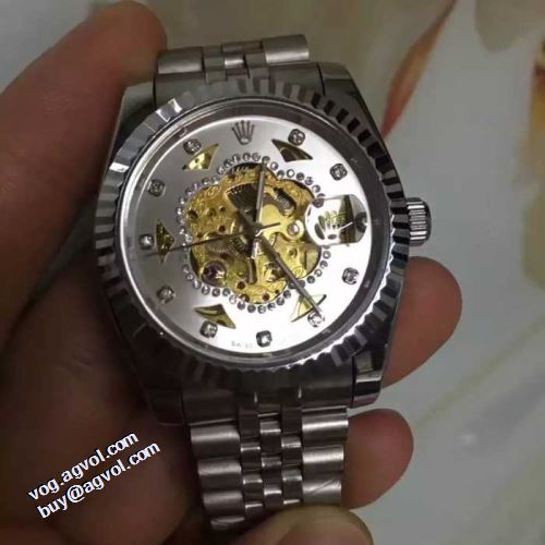 ミネラルガラス ロレックスブランド コピー 多色選択 魅力ファッション 2021秋冬 ロレックス ROLEX 腕時計 透かし彫りムーブメント