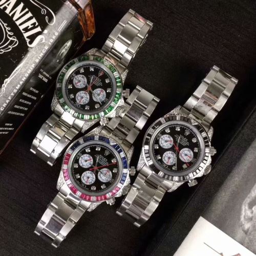 3色可選 ステンレス 上品上質 2021秋冬 ロレックス ROLEX コーティングガラス 6針クロノグラフ セール中 ロレックスブランド コピー