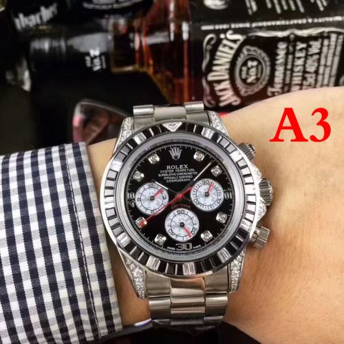 3色可選 ステンレス 上品上質 2021秋冬 ロレックス ROLEX コーティングガラス 6針クロノグラフ セール中 ロレックスブランド コピー