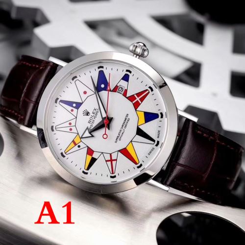2021秋冬 ロレックス ROLEX 4色可選 レザー ベルト デザイン 日付表示 摩擦に強い鉱物質鏡面 进口西铁城机械 極上の着心地 ロレックスコピーブランド