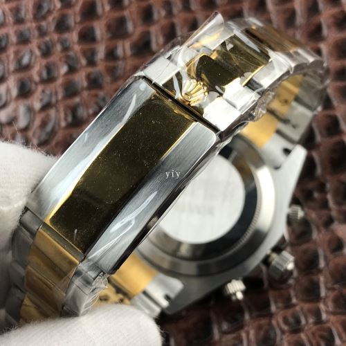 ミネラルガラス 6針クロノグラフ ROLEXコピーブランド 2021秋冬 ロレックス ROLEX メッキ18K金 4色可選 全自动机械机芯 ファッション 人気