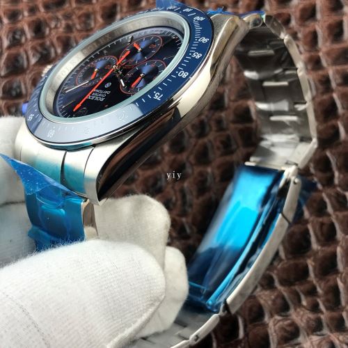 ミネラルガラスロレックススーパーコピー 耐久性のある 2021秋冬 ロレックス ROLEX 自動巻き ムーブメント ステンレス 2色可選 6針クロノグラフ
