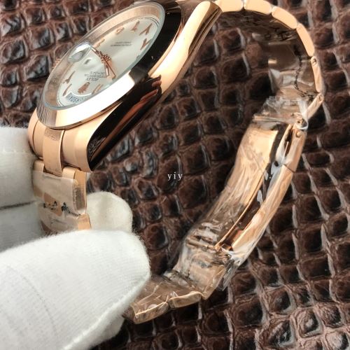 セール中 メッキ18K金 コーティング高密度鏡面 日付表示 2021秋冬 ロレックス ROLEX 超目玉 ロレックスブランド 偽物 通販 2色可選