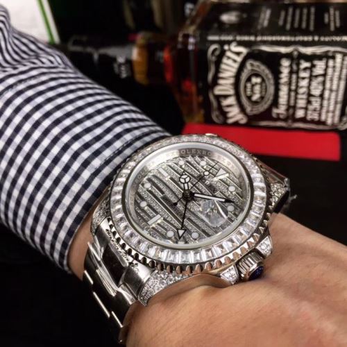 コーティング高密度鏡面 ポップ ROLEX偽物ブランド 2021秋冬 ロレックス ROLEX 2色可選  自動巻き ムーブメン ダイヤベゼル