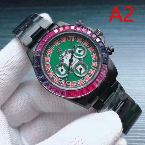 ミネラルガラス 2021秋冬 ロレックス ROLEX 5色可選 全自动机械机芯 6針クロノグラフ コスパ最高のプライス ロレックスブランドコピー