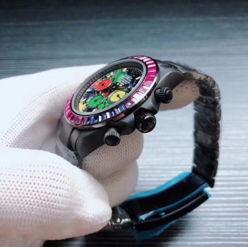 ミネラルガラス 2021秋冬 ロレックス ROLEX 5色可選 全自动机械机芯 6針クロノグラフ コスパ最高のプライス ロレックスブランドコピー