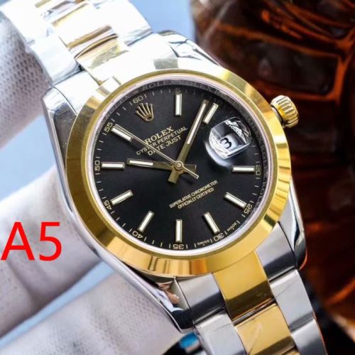 全自动机械机芯 2021秋冬 ロレックス ROLEX ステンレス サファイヤクリスタル風防 カレンダー機能付き 6色可選 おすすめ/オススメ ROLEXブランド コピー