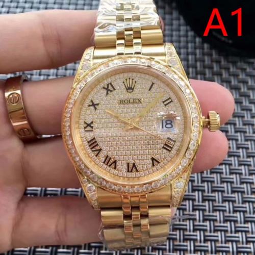2色可選 セール中 ROLEXスーパーコピー 2021秋冬 ロレックス ROLEX ダイヤベゼル 上級水晶ガラス 原装石英机芯 カレンダー機能付き