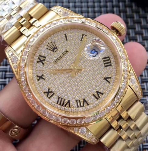 2色可選 セール中 ROLEXスーパーコピー 2021秋冬 ロレックス ROLEX ダイヤベゼル 上級水晶ガラス 原装石英机芯 カレンダー機能付き