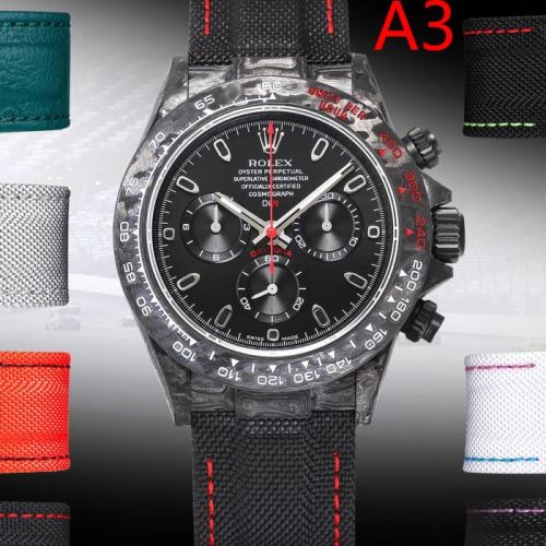牛革布地ベルト 2021秋冬 ロレックス ROLEX 9色可選 サファイヤクリスタル風防 6針クロノグラフ 風合いが出る ROLEXコピー ブランド