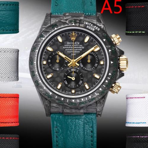 牛革布地ベルト 2021秋冬 ロレックス ROLEX 9色可選 サファイヤクリスタル風防 6針クロノグラフ 風合いが出る ROLEXコピー ブランド