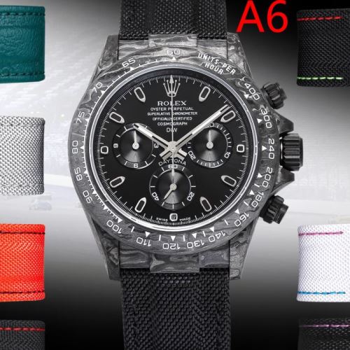 牛革布地ベルト 2021秋冬 ロレックス ROLEX 9色可選 サファイヤクリスタル風防 6針クロノグラフ 風合いが出る ROLEXコピー ブランド