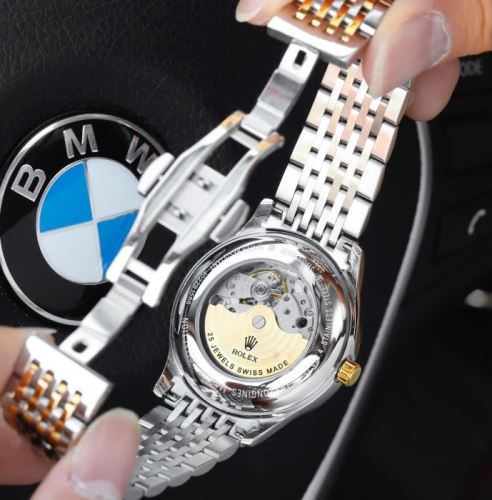 10色可選 全自动机械机芯 ステンレス 2021秋冬 ロレックス ROLEX 牛革布地ベルト サファイヤクリスタル風防 長く愛用できる ROLEXスーパーコピー 激安