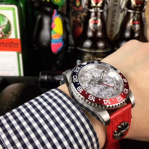 日付表示 ROLEX偽物ブランド 2021秋冬 ロレックス ROLEX 牛革布地ベルト サファイヤクリスタル風防 自動巻き 人気販売中