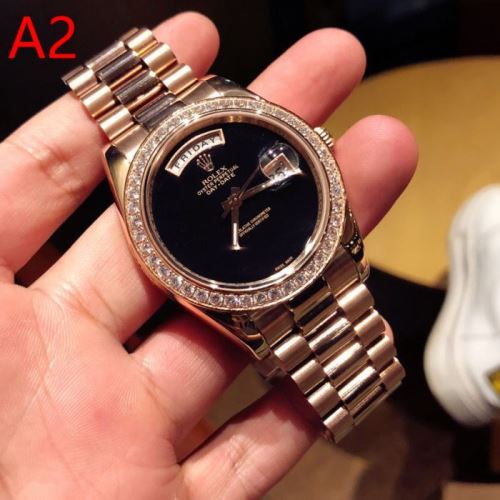 メッキ18K金 カレンダー機能付き 豊富なサイズ ROLEXスーパーコピー 2021秋冬 ロレックス ROLEX サファイヤクリスタル風防 3色可選