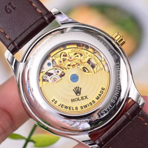全自动机械机芯 人気商品登場 11色可選2021秋冬 ロレックス ROLEX 牛革布地ベルト コーティングガラス デザイン ロレックスコピーブランド