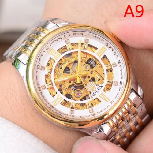 全自动机械机芯 人気商品登場 11色可選2021秋冬 ロレックス ROLEX 牛革布地ベルト コーティングガラス デザイン ロレックスコピーブランド