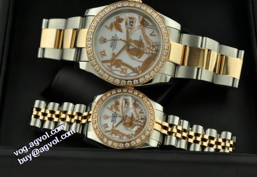 お洒落に魅せる 2021 ロレックスコピー 恋人腕時計 ロレックス ROLEX 100%強く防水 機械式（自動巻き）ムーブメント ローズゴールド ベルト カレンダー機能付き ダイヤ付き時計ケース ステンレス 