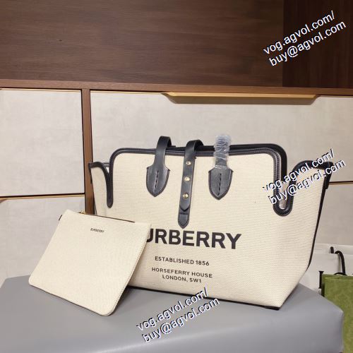 2色可選 ムダな装飾を排したデザイン  2021春夏  バーバリー BURBERRYコピーブランド ハンドバッグ 