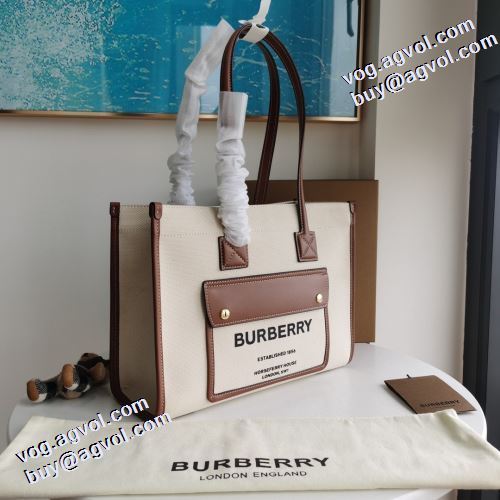 バーバリー BURBERRY シックスタイルに活躍 スーツにぴったり 2色可選 ファスナーポケット付 手持ち&ショルダー掛け 2021秋冬 バーバリー偽物ブランド