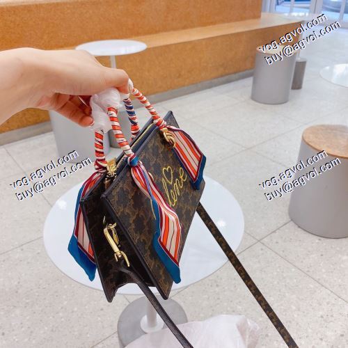  2021春夏 CELINEブランド コピー 2色可選 セリーヌ CELINE 欧米韓流/雑誌 ハンドバッグ 斜め掛けバッグ ショルダーバッグ