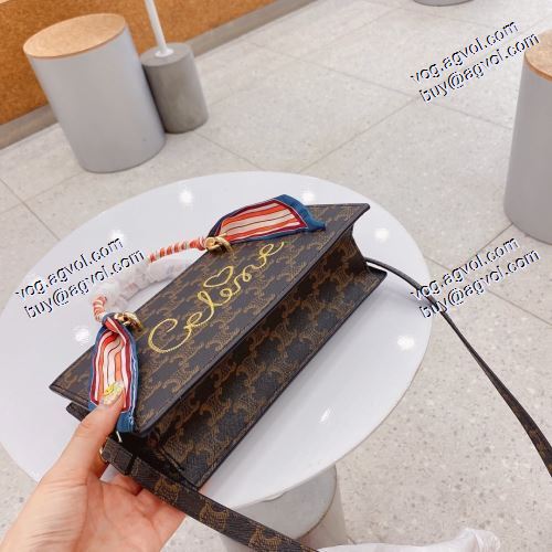  2021春夏 CELINEブランド コピー 2色可選 セリーヌ CELINE 欧米韓流/雑誌 ハンドバッグ 斜め掛けバッグ ショルダーバッグ