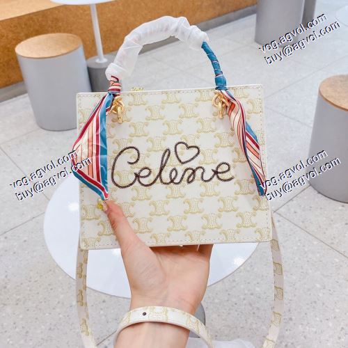  斜め掛けバッグ ハンドバッグ ショルダーバッグ セリーヌ CELINE ◆モデル愛用◆ 2021春夏 2色可選 CELINEスーパーコピー