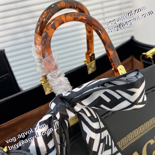 2色可選 日本未入荷モデル 2021秋冬 フェンディ FENDI ハンドバッグ フェンディスーパーコピー ファスナーポケット付 大容量
