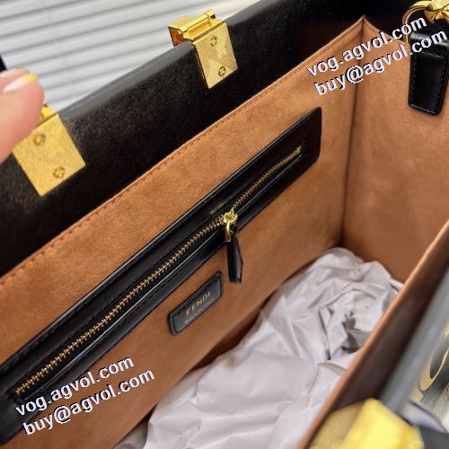 2色可選 日本未入荷モデル 2021秋冬 フェンディ FENDI ハンドバッグ フェンディスーパーコピー ファスナーポケット付 大容量