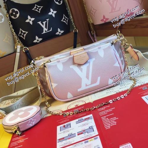  2021春夏 LOUIS VUITTONコピー 3色可選 注目のアイテム ハンドバッグ ショルダーバッグ Multi Pochette Accessoires 斜め掛けバッグ M57633 M57634 ルイ ヴィトン LOUIS VUIT