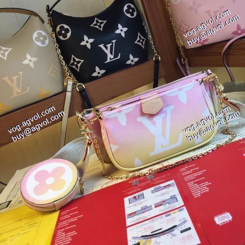  2021春夏 LOUIS VUITTONコピー 3色可選 注目のアイテム ハンドバッグ ショルダーバッグ Multi Pochette Accessoires 斜め掛けバッグ M57633 M57634 ルイ ヴィトン LOUIS VUIT