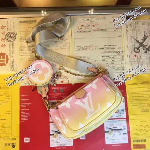  2021春夏 LOUIS VUITTONコピー 3色可選 注目のアイテム ハンドバッグ ショルダーバッグ Multi Pochette Accessoires 斜め掛けバッグ M57633 M57634 ルイ ヴィトン LOUIS VUIT