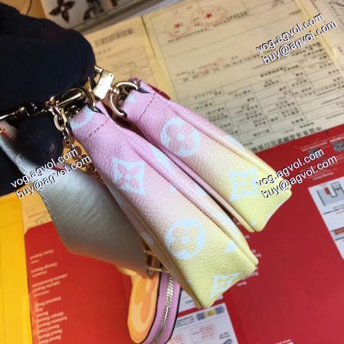  2021春夏 LOUIS VUITTONコピー 3色可選 注目のアイテム ハンドバッグ ショルダーバッグ Multi Pochette Accessoires 斜め掛けバッグ M57633 M57634 ルイ ヴィトン LOUIS VUIT