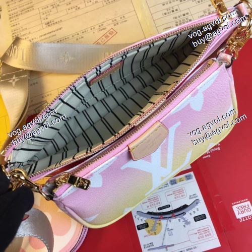  2021春夏 LOUIS VUITTONコピー 3色可選 注目のアイテム ハンドバッグ ショルダーバッグ Multi Pochette Accessoires 斜め掛けバッグ M57633 M57634 ルイ ヴィトン LOUIS VUIT