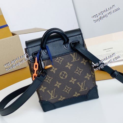  LOUIS VUITTONブランド 偽物 通販 希少 ショルダーバッグ STEAMER NANO M80327 15x18x7.5CM 斜め掛けバッグ ルイ ヴィトン LOUIS VUITTON 2021春夏
