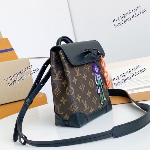  LOUIS VUITTONブランド 偽物 通販 希少 ショルダーバッグ STEAMER NANO M80327 15x18x7.5CM 斜め掛けバッグ ルイ ヴィトン LOUIS VUITTON 2021春夏